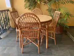 Mesa de jantar Flecheiras em fibra natural - comprar online