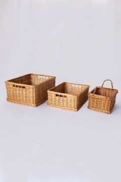 Cesto/ caixa organizadora em fibra natural - comprar online