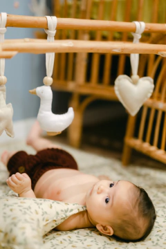 Imagem do Mobile de chão em fibra natural