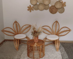 Mesa de centro trancoso em fibra natural na internet