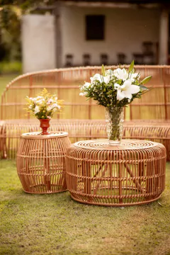 Imagem do Mesinha/ Seat Garden Corumbau em fibra natural