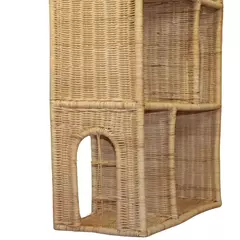 ESTANTE CASA DE BONECA DE RATTAN - CASA CAHAYA - Produção de móveis artesanais e sustentáveis em fibra natural