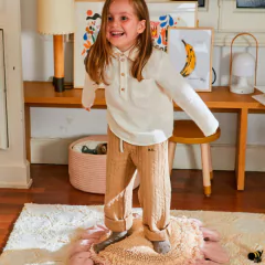 Almofada de chão Pink Daisy Ø 70 cm - Lorena Canals na internet