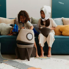 Cesto Giant Rocket 43 x 43 x 68 cm - Lorena Canals na internet