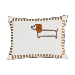 Almofada Bordada Cachorrinho - comprar online