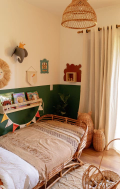 Cama infantil em fibra natural - comprar online