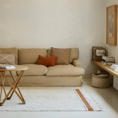 Cesta Kilo Caramelo 25 x 40 x 40 cm - Lorena Canals - CASA CAHAYA - Produção de móveis artesanais e sustentáveis em fibra natural