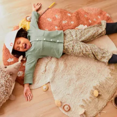 Tapete Boletus 120 x 120 cm - Lorena Canals - CASA CAHAYA - Produção de móveis artesanais e sustentáveis em fibra natural