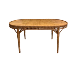 Mesa de jantar Satu em fibra natural