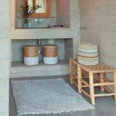 Tapete interativo Waves 90 x 130 cm - Lorena Canals - CASA CAHAYA - Produção de móveis artesanais e sustentáveis em fibra natural