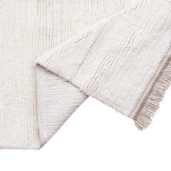 Steppe Sheep Branco 80 x 140 cm - Lorena Canals - CASA CAHAYA - Produção de móveis artesanais e sustentáveis em fibra natural