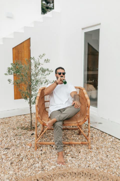 Poltrona Moreré em fibra natural - comprar online