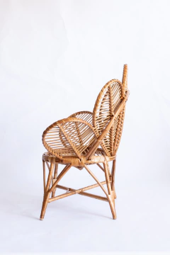 Cadeira Flor em fibra natural - comprar online