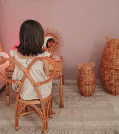 Cadeira Laço em fibra natural - CASA CAHAYA - Produção de móveis artesanais e sustentáveis em fibra natural