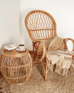 Mesinha/ Seat Garden Corumbau em fibra natural - loja online