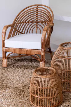 Poltrona Sicilia em fibra natural