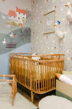 Berço evolutivo em fibra natural