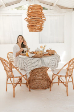 Cadeira Coron em fibra natural - comprar online