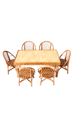 Conjunto mesa com 6 cadeiras montessori