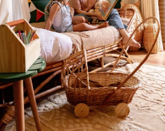 Cama infantil em fibra natural na internet