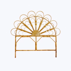 cabeceira petala  fibra natural vime rattan casa cahaya