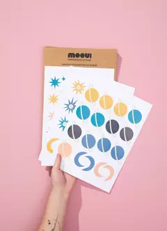 Adesivo de Parede Infantil Mooui - Estrelas do céu - comprar online