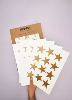 Adesivo de Parede Infantil Mooui - Estrelas douradas - comprar online