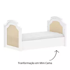 Berço 2 em 1 com Palinha na cor Natural Linha Classic Premium - loja online