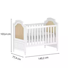 Berço 2 em 1 com Palinha na cor Natural Linha Classic Premium - comprar online