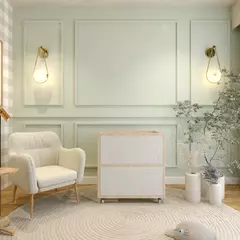 Imagem do Berço 3 em 1 Evolutivo com Palinha Linha Indy Carvalho Malva