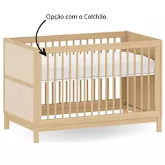 Berço 3 em 1 Evolutivo com Palinha Linha Indy Carvalho Malva na internet