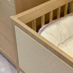 Berço 3 em 1 Evolutivo com Palinha Linha Indy Carvalho Malva