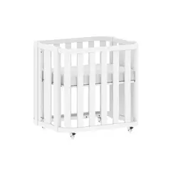Berço Evolutivo 3 em 1 Branco Fosco Linha Loop - comprar online