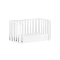 Berço Evolutivo 3 em 1 Branco Fosco Linha Loop - CASA CAHAYA - Produção de móveis artesanais e sustentáveis em fibra natural