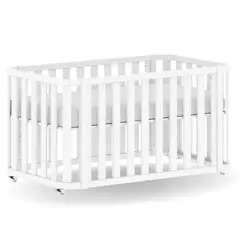 Berço Evolutivo 3 em 1 Branco Fosco Linha Loop
