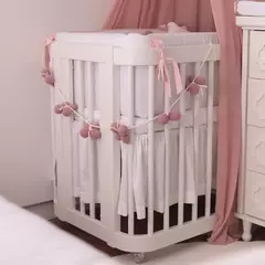 Imagem do Berço Evolutivo Mdf Branco Fosco 2 em 1 ou 3 em 1 Linha Evolutivo Quater