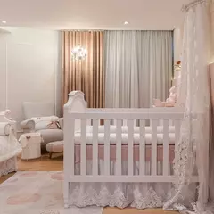 Berço para Bebê com Palinha Branco Fosco Linha Classic - CASA CAHAYA - Produção de móveis artesanais e sustentáveis em fibra natural
