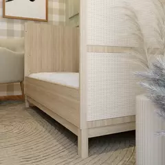 Berço 3 em 1 Evolutivo com Palinha Linha Indy Carvalho Malva - loja online