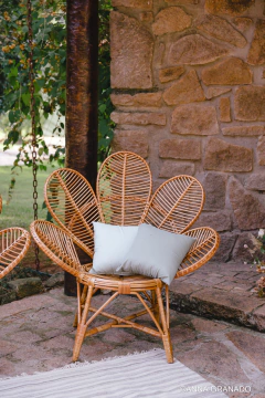 Cadeira Flor em fibra natural - comprar online