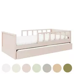 Cama Link Plus com Auxiliar e Par de Meia Grade Palitada Cores na internet