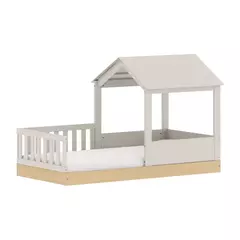 Cama com Proteção Lateral e Casinha 2 em 1 Linha Play - comprar online