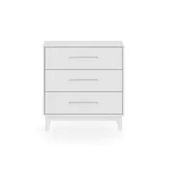 Cômoda MDF 3 Gavetas Branco Fosco Linha Kurve na internet