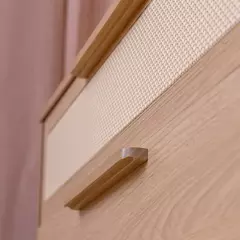 Cômoda 4 gavetas com tela de Rattan linha Paglia Pro - CASA CAHAYA - Produção de móveis artesanais e sustentáveis em fibra natural