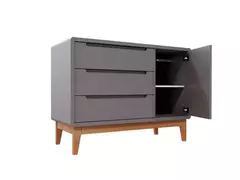 Cômoda Bo C/ Porta - CASA CAHAYA - Produção de móveis artesanais e sustentáveis em fibra natural