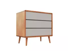 Cômoda Sonhos Up 3 Gavetas - CASA CAHAYA - Produção de móveis artesanais e sustentáveis em fibra natural