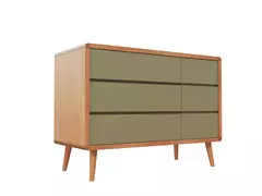 Cômoda Sonhos Up C/ Porta - CASA CAHAYA - Produção de móveis artesanais e sustentáveis em fibra natural