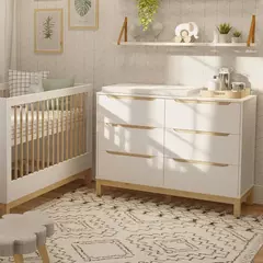 Imagem do Cômoda Infantil Cozy 6 gavetas Quater