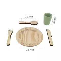 Kit Cozinha Waldorf - Prato, talheres e copo na internet