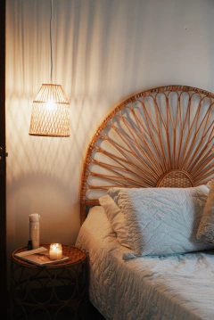 cabeceira estilo  japandi casa cahaya