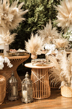 Mesa Boipeba em fibra natural - 2 tamanhos - comprar online